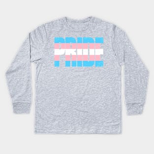 Transgender Pride Kids Long Sleeve T-Shirt